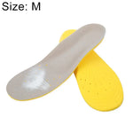 1 paire de semelles de sport en PU respirant, souples, amortissantes, absorbant la transpiration, semelles élastiques, Taille : M(6-9)
