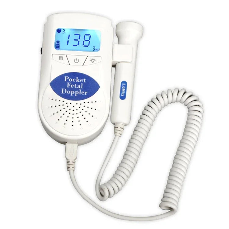 JPD-100S6 I Échographe ultrasonique LCD pour femmes enceintes, stéthoscope fœtal, moniteur de surveillance / compteur de battements fœtaux, conforme IEC60601-1:2006, JPD-100S6 (bleu), JPD-100S6 (rose)
