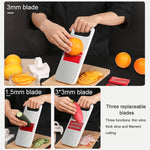 C321 Coupe-légumes multifonctionnel en acier inoxydable pour cuisine, râpe à pommes de terre, C321