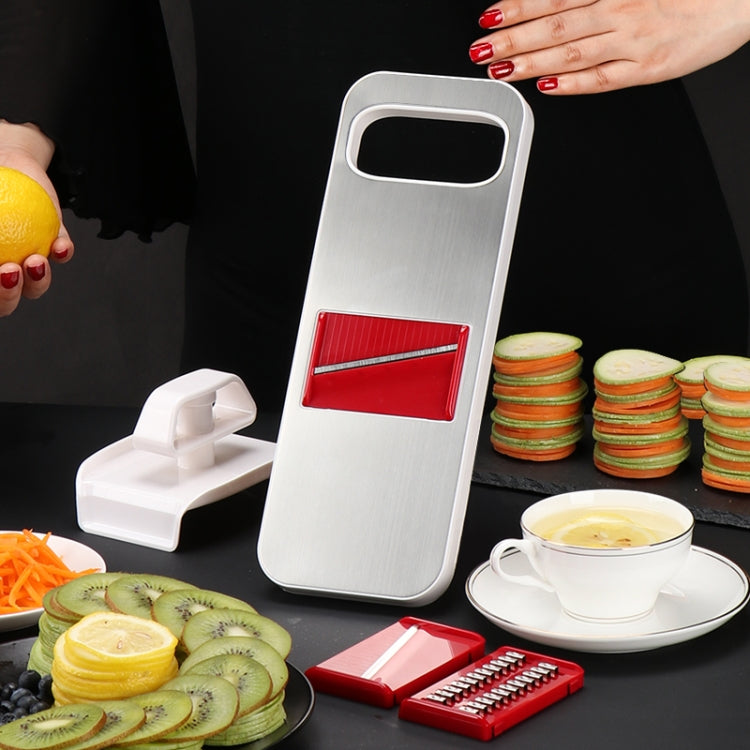 C321 Coupe-légumes multifonctionnel en acier inoxydable pour cuisine, râpe à pommes de terre, C321