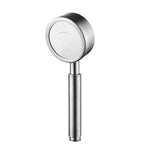 Pomme de douche portative ronde pressurisée en acier inoxydable 304, amovible et lavable, taille : 80 mm, motif F