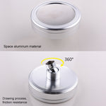 Pomme de douche portative ronde pressurisée en acier inoxydable 304, amovible et lavable, taille : 80 mm, motif F