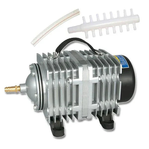 ACO-012A Pompe à air électromagnétique 390W 158L/min compresseur pour aquarium fruits de mer, augmentation du débit d'oxygène, prise US, ACO-012A