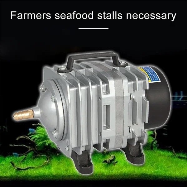 ACO-018A Pompe à air électromagnétique 520W 200L/min compresseur pour aquarium fruits de mer, augmentation du débit d'oxygène, prise US, ACO-018A