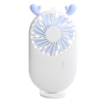 Mini ventilateur de poche portable à chargement USB avec 3 vitesses