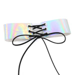 Collier simple, sexy, à col attaché, mode européenne et américaine, laser, peau lumineuse, livraison couleur aléatoire, QCSF