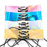 Collier simple, sexy, à col attaché, mode européenne et américaine, laser, peau lumineuse, livraison couleur aléatoire, QCSF