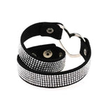 Collier ras-du-cou punk en forme de cœur avec strass Harajuku japonais, mode féminine, livraison couleur aléatoire, TXXQ03