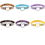 Collier ras-du-cou punk en forme de cœur avec strass Harajuku japonais, mode féminine, livraison couleur aléatoire, TXXQ03