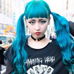 3 PCS Bracelet collier en cuir rond punk style street-snap Harajuku japonais, mode, livraison couleur aléatoire, YXQ