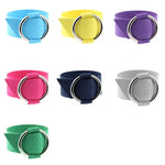 2 PCS Bracelet simple rond en velours mode européenne et américaine, bracelet manchette en métal, livraison couleur aléatoire