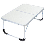 Table d'appoint pliable portable et réglable pour ordinateur portable, bureau de lecture, plateau de lit, tapis en caoutchouc (marbre), tapis en caoutchouc, tapis en caoutchouc (vert marbré), tapis en caoutchouc (argenté)
