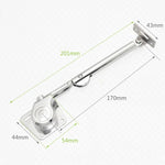 Tige hydraulique de porte à bascule pour armoire, tampon d'amortissement de porte inférieure, support pliant, tige de pression de support