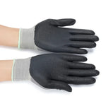Gants de travail d'électricien confortables en caoutchouc nitrile antidérapant et résistants à l'usure, taille : L, L