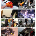 Gants de travail d'électricien confortables en caoutchouc nitrile antidérapant et résistants à l'usure, taille : L, L