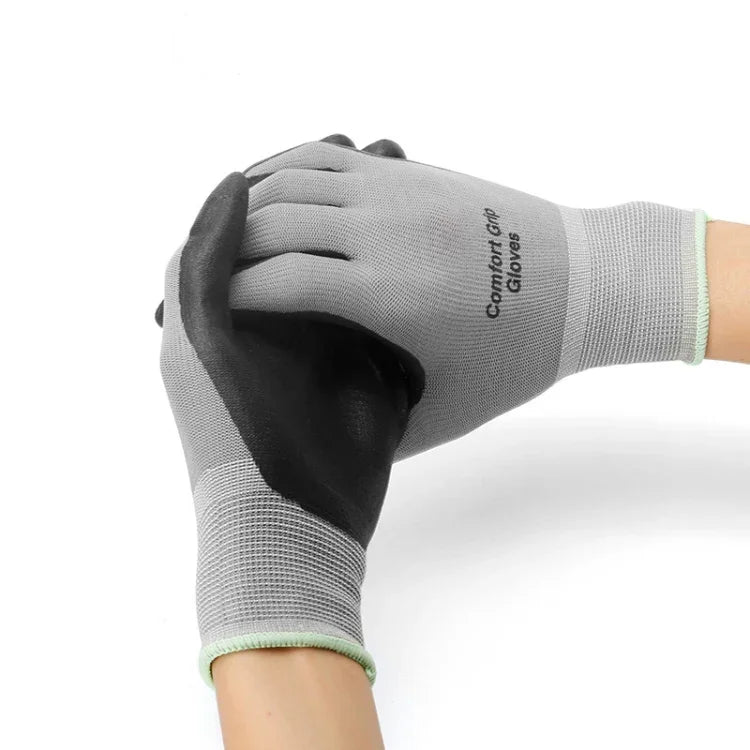 Gants de travail d'électricien en caoutchouc nitrile antidérapants et résistants à l'usure, Taille : XL, XL