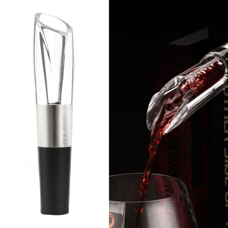 Original Xiaomi Youpin CIRCLE JOY Bec verseur décanteur de vin portable en acier inoxydable avec aérateur et oxygénateur, Bec verseur de vin