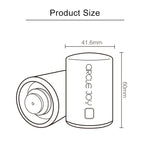 Bouchon de bouteille de vin Xiaomi Youpin Circle Joy d'origine en acier inoxydable à vide avec mémoire, Bouchon de bouteille de vin
