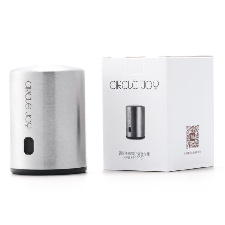Bouchon de bouteille de vin Xiaomi Youpin Circle Joy d'origine en acier inoxydable à vide avec mémoire, Bouchon de bouteille de vin