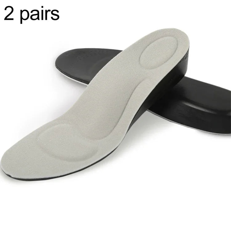 Semelles sport respirantes en PU pour augmentation de la taille de 2,5 cm, Taille : L, Taille : L (2,5 cm)