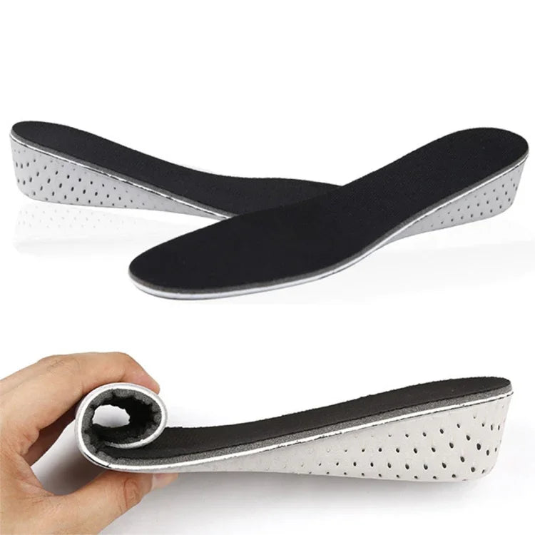 1 paire de semelles intérieures respirantes en EVA pour chaussures, augmentation de la hauteur, Hauteur : 2cm, Hauteur : 2cm