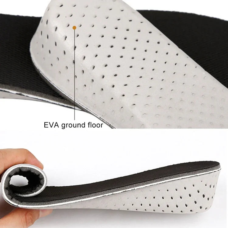 1 paire de semelles intérieures respirantes en EVA pour chaussures, augmentation de la hauteur, Hauteur : 2cm, Hauteur : 2cm