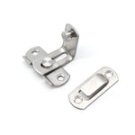 2 PCS Loquet de porte de sécurité en acier inoxydable à angle droit de 90 degrés, insert d'angle de loquet de porte