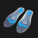 1 Paire Semelles Intérieures en Gel de Silice Transparent avec Amorti  Taille : 42-43