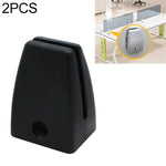 2 PCS Pinces d'écran en alliage d'aluminium spatial pour bureau, pare-écran