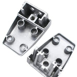2 PCS Pinces d'écran en alliage d'aluminium spatial pour bureau, pare-écran