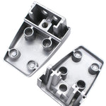 2 PCS Pinces d'écran en alliage d'aluminium spatial pour bureau, pare-écran