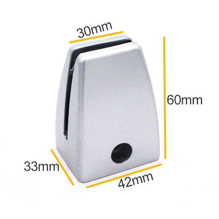 2 PCS Pinces d'écran en alliage d'aluminium spatial pour bureau, pare-écran