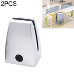 2 PCS Pinces d'écran en alliage d'aluminium spatial pour bureau, pare-écran