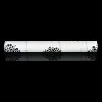 Papier peint autocollant décoratif créatif en boule de fleur noire 3D, décoration murale étanche pour chambre et salon, rouleau de papier peint, taille : 45 x 1000 cm, boule de fleur noire