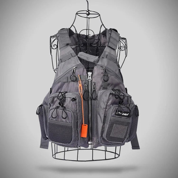MANNER Gilet de sauvetage multifonctionnel d'extérieur pour la pêche et la natation, Gilet de sauvetage MANNER