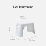 Tabouret épais en plastique pour maison, tabouret antidérapant pour salle de bain, petit tabouret pour enfants, tabouret antidérapant