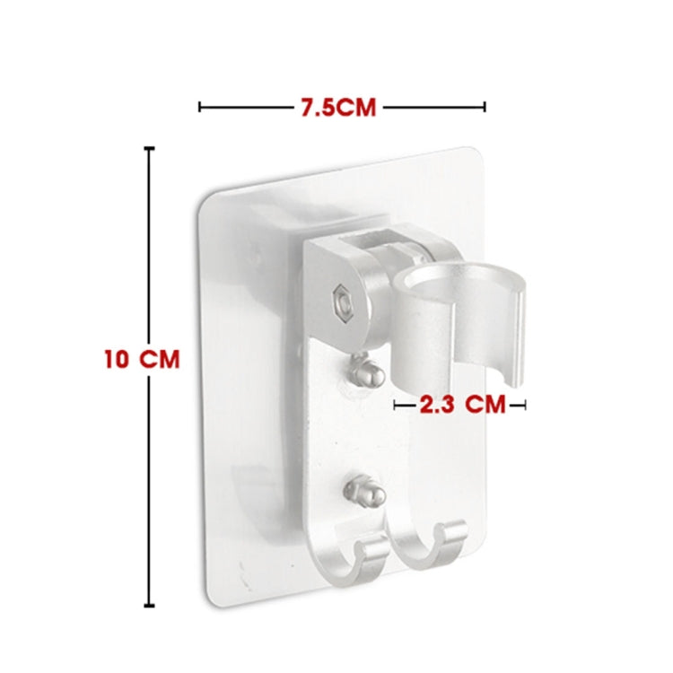 Support de pomme de douche en aluminium spatial, sans trace, réglable, support de douche, support de douche