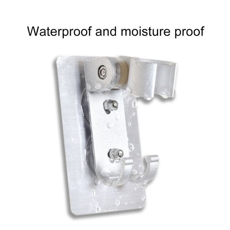 Support de pomme de douche en aluminium spatial, sans trace, réglable, support de douche, support de douche