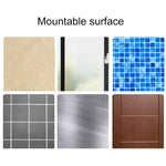 Support de pomme de douche en aluminium spatial, sans trace, réglable, support de douche, support de douche