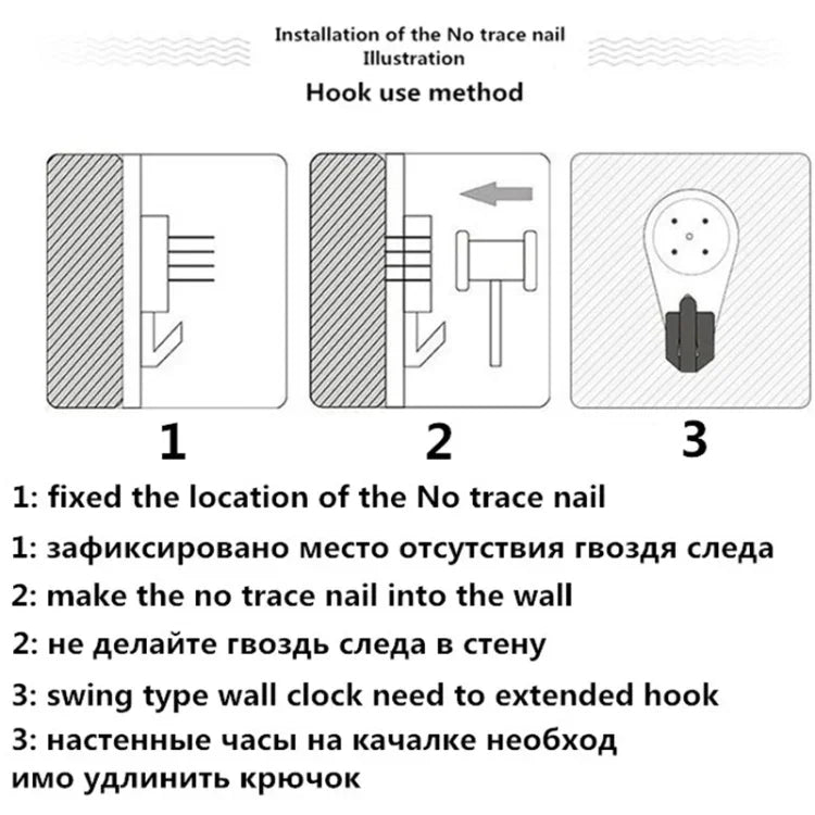Horloge murale créative décorative de salon en acrylique avec formule mathématique