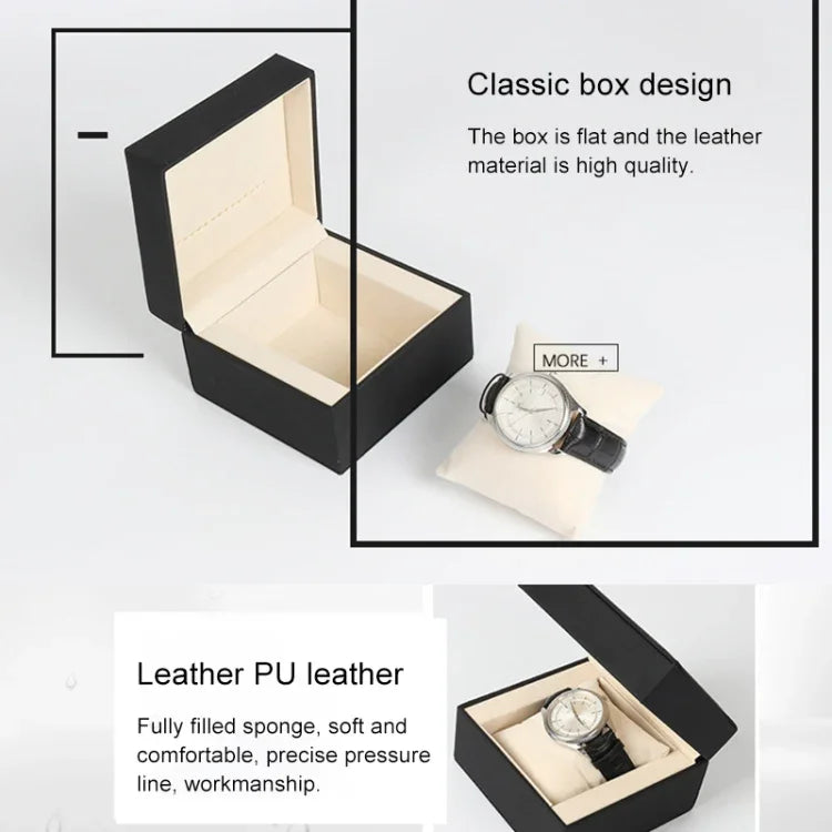 SBH002 Étui de protection en PU pour montre-bracelet, Taille : S, Taille : S