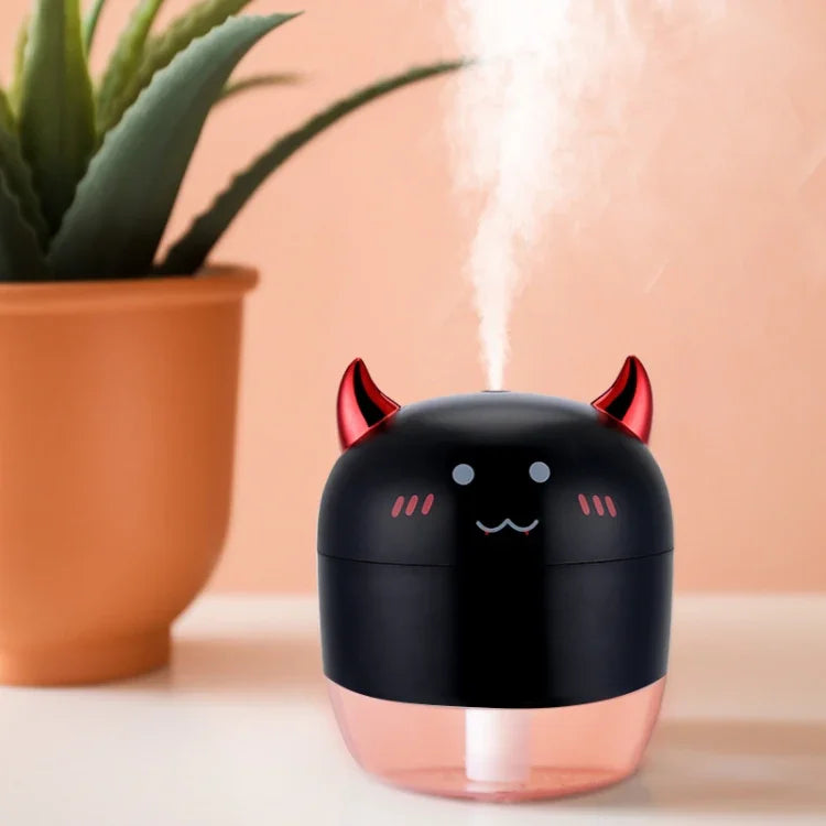 Humidificateur atomiseur WT-H21 avec lumières nocturnes colorées, capacité du réservoir d'eau : 200mL