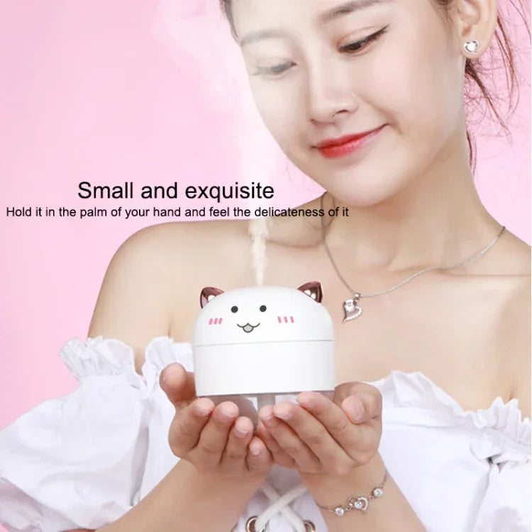 Humidificateur atomiseur WT-H21 avec lumières nocturnes colorées, capacité du réservoir d'eau : 200mL