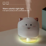Humidificateur atomiseur WT-H21 avec lumières nocturnes colorées, capacité du réservoir d'eau : 200mL
