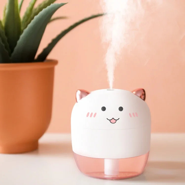 Humidificateur atomiseur WT-H21 avec lumières nocturnes colorées, capacité du réservoir d'eau : 200mL
