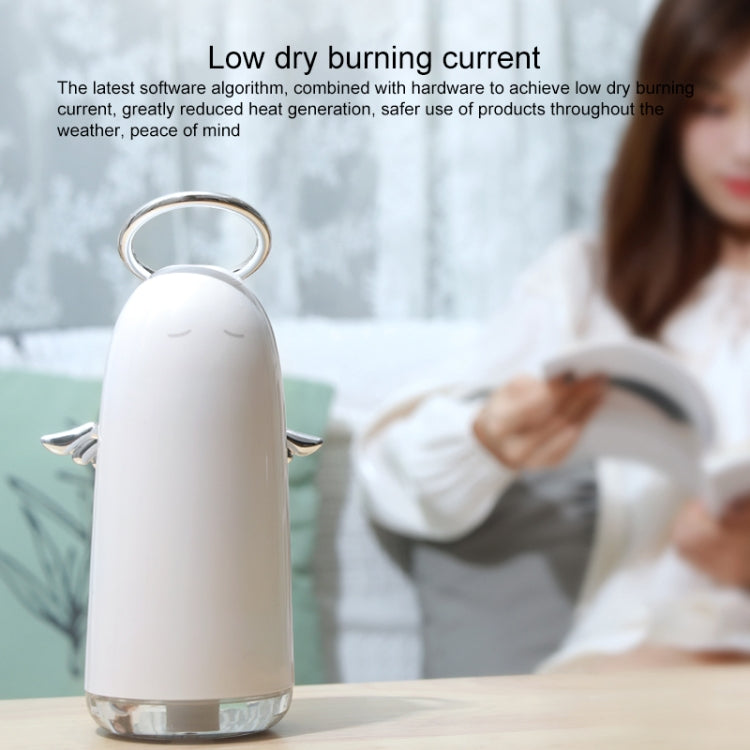 Humidificateur atomiseur mini ange TSHM0 avec lumières nocturnes colorées, Capacité du réservoir d'eau : 230mL