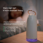 Humidificateur atomiseur mini ange TSHM0 avec lumières nocturnes colorées, Capacité du réservoir d'eau : 230mL