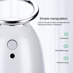 Humidificateur atomiseur mini ange TSHM0 avec lumières nocturnes colorées, Capacité du réservoir d'eau : 230mL