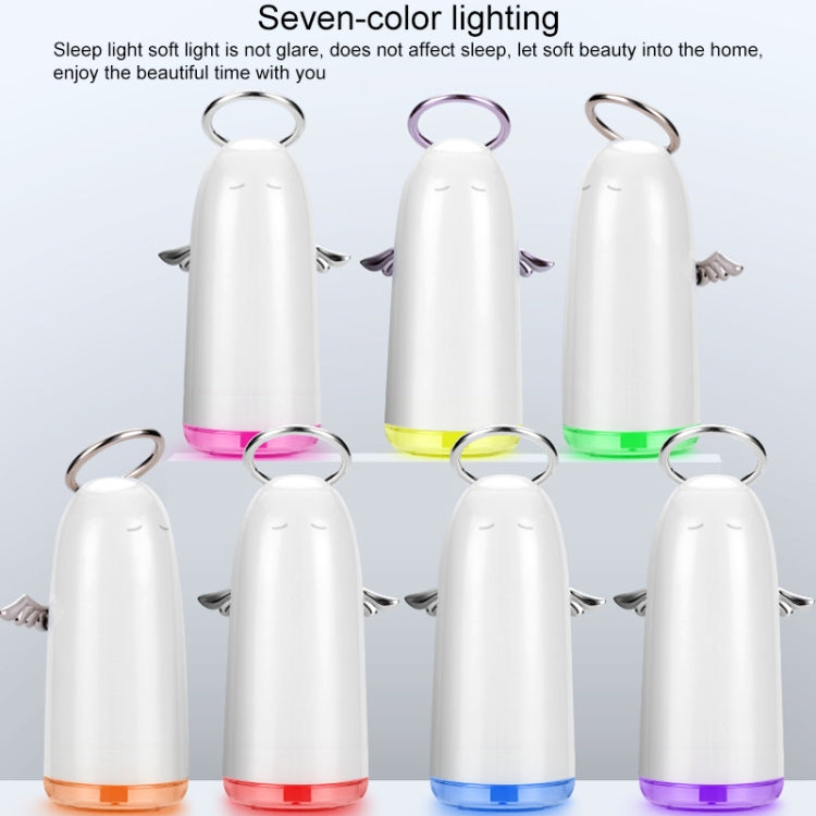Humidificateur atomiseur mini ange TSHM0 avec lumières nocturnes colorées, Capacité du réservoir d'eau : 230mL