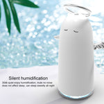 Humidificateur atomiseur mini ange TSHM0 avec lumières nocturnes colorées, Capacité du réservoir d'eau : 230mL